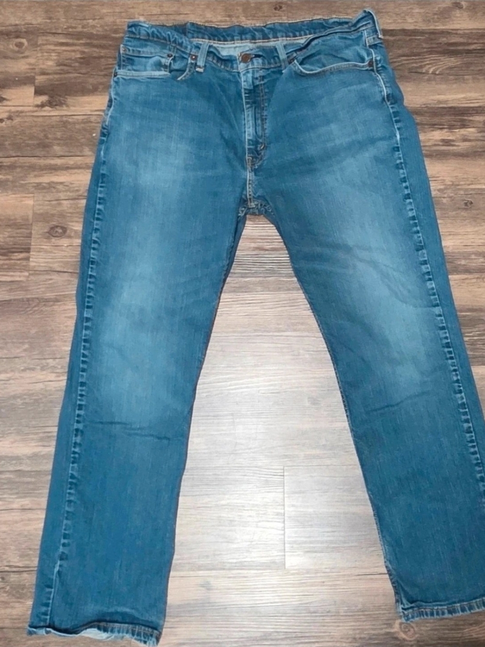 Levi’s 514 Straight Fit Jeans W38 L30 Medium Wash Stretch S40196 AD